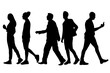 © Asim - silhouettes of people