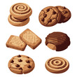 © shifatalipro - Baked goods assortment cookies chocolate chip cookies