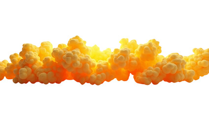 Wall Mural - luminescent cloud formation, volumetric rendering with organic shapes, isolated glow on