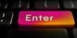 © Eduards V. - Close-up of enter key on a laptop keyboard