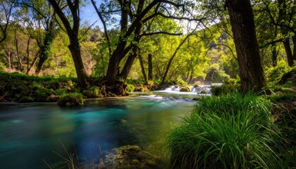  Tranquil forest stream