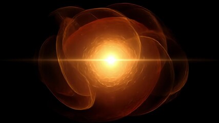 Wall Mural - Witness the enchanting swirl of radiant energy illuminating the void, creating a dynamic interplay of light and color that captivates the imagination.