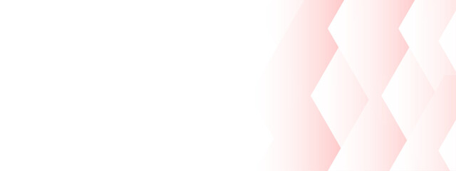 Wall Mural - minimalist digital background with soft overlapping pink hexagonal shapes fading into a clean white 