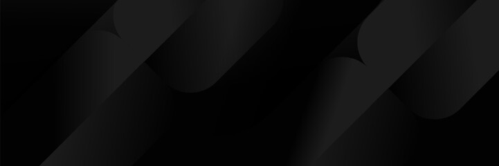 Wall Mural - abstract dark background featuring a soft black gradient and geometric shapes.