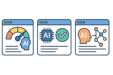 Wall Mural - ai technology dashboards showcasing performance metrics, validation checks, and analytical models du