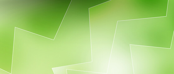Canvas Print - abstract soft green gradient geometric background design