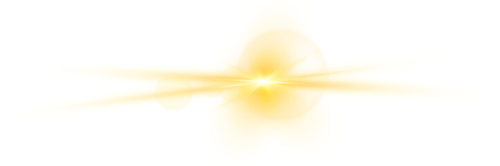 Canvas Print - shine glowing star. png golden spark isolated
