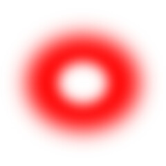 Wall Mural - Glowing red light effect, blur glowing circle round shape, gradient design element