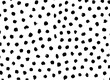 © Stock Soul - Black brush stroke polka dot pattern seamless abstract background texture