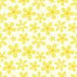 © Kavita - pattern with yellow flowers