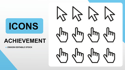 Cursor Click Achieve precision with icons, empowering AIzaSyByGV5C2w5Y314vo36z5Xjzjc5Yg8zgxWE vector design for streamlined user interfaces and enhanced digital achievement.