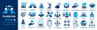 © MOHAMMAD AMINUL - Teamwork icon set including teamwork, partnership, cooperation, collaboration, employee, team, success, meeting, leadership, company, expert, strategy, achievement, agreement, specialist, productivity
