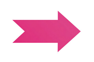 Wall Mural - A pink arrow pointing to the right