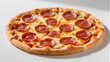 © KJIAUS - Pepperoni pizza with melted cheese and golden crust, freshly baked