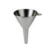 © Akash - A shiny stainless steel funnel with a handle, isolated on a transparent background