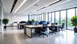 © Zhen - Modern open-plan office with large windows