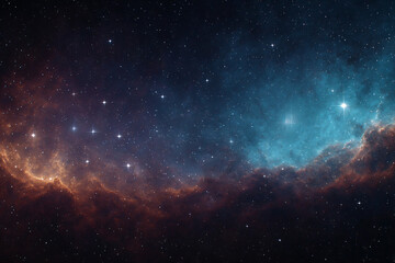 Wall Mural - cosmic nebulae divine entities celestial beings colorful space art galactic gods interstellar clouds