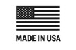© Music_A - Vector illustration of a US icon with an American flag, as part of a Made in USA logo or label set