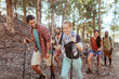 © Marko Geber - Young and diverse group of friends and hikers hiking together in the mountains of south africa