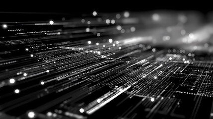 Luminous streams of programming logic and data structures intricate lines of code cascading across a darkened digital surface. graphic logic. Illustration