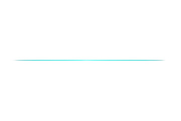 Wall Mural - horizontal glowing light blue line on transparent background, perfect for digital compositions