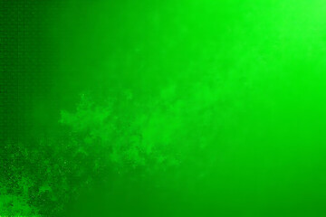Wall Mural - bright green background with subtle texture and cloud-like formations creating a vibrant and dynamic