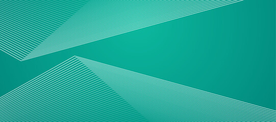 Green background with straight lines, vector illustration.