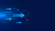 © starlineart - moving forward arrow web backdrop for tech presentation