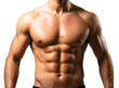 © dipu - Muscular male torso with defined abs isolated on transparent background