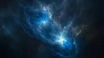 Wall Mural - Detailed depiction of a celestial nebula.