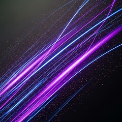 Wall Mural - abstract light trails vibrant energy flow