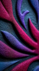 Wall Mural - Abstract sunburst pattern with purple and magenta texture