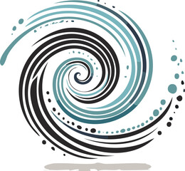 Tribal Brush Swirl Icon Vector Illustration.signs, swirl, art, element, illustration, set, shape, decoration, design, icon, symbol, vector, border, chalk, colours, fire, graphic, grunge, ink, mark, 