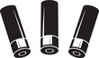 © mohammad - Three shotgun shells in silhouette