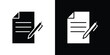 © Bell - Contract icon vector, solid illustration, pictogram set.