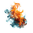© Raehan - Abstract fiery smoke swirl