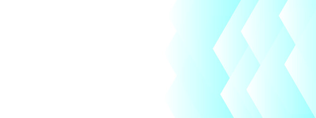 Wall Mural - abstract minimalist digital background with soft overlapping cyan hexagonal shapes fading into a cle