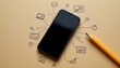 © Mindspark Studio - Creative Mobile Wireframe for App Development Planning
