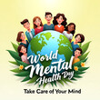© JxS Creativity - World Mental Health Day 2025Support Mental Health AwarenessMental Health MattersBreak the StigmaWellness for Every MindSpeak Up for Mental Health