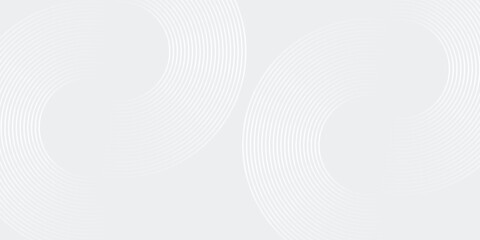 Wall Mural - white geometric abstract background. modern futuristic technology concept