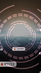 Wall Mural - digital notifications and data analytics animation over view of earth from space