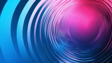 Wall Mural - abstract tunnel of lights: a mesmerizing digital composition with a sense of infinite depth, a tunne