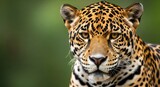 An authentic photograph of a jaguar portrait
