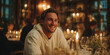 © Noelia - portrait of a young man in an elegant restaurant