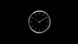 © Mselected - Modern clock displaying elegant design against a solid black background