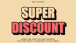 © hyperbleh - Super discount text effect in 3d design