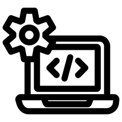 Coding Outline Icon