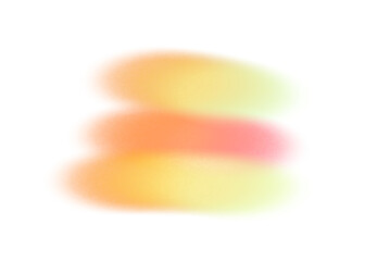Wall Mural - neon glowing color gradients shape grainy cutout on transparent background, abstract noisy glowing g