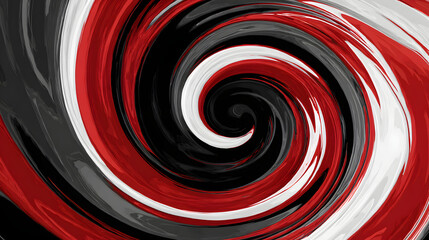 Wall Mural - vibrant swirl of colors: an artistic and captivating swirl of crimson, black, and gray, offering a d