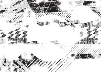 Wall Mural - grunge urban background. vector. textured banner . futuristic digital background. grungy effect . ab